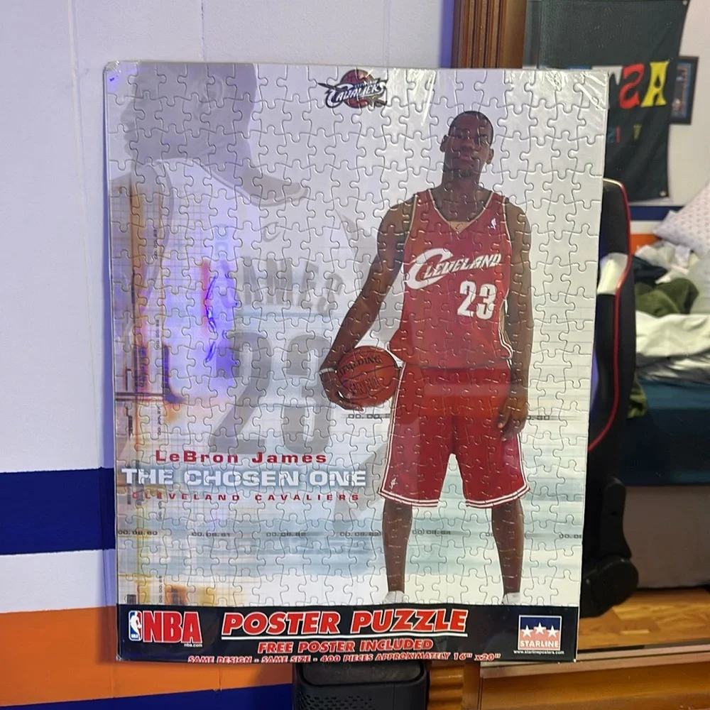Lebron James Puzzle 400 Pieces New 16” x20”